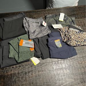 Reseller bundle: 8 pairs of athletic leggings & pants. XL & XXL. Multiple NWT.
